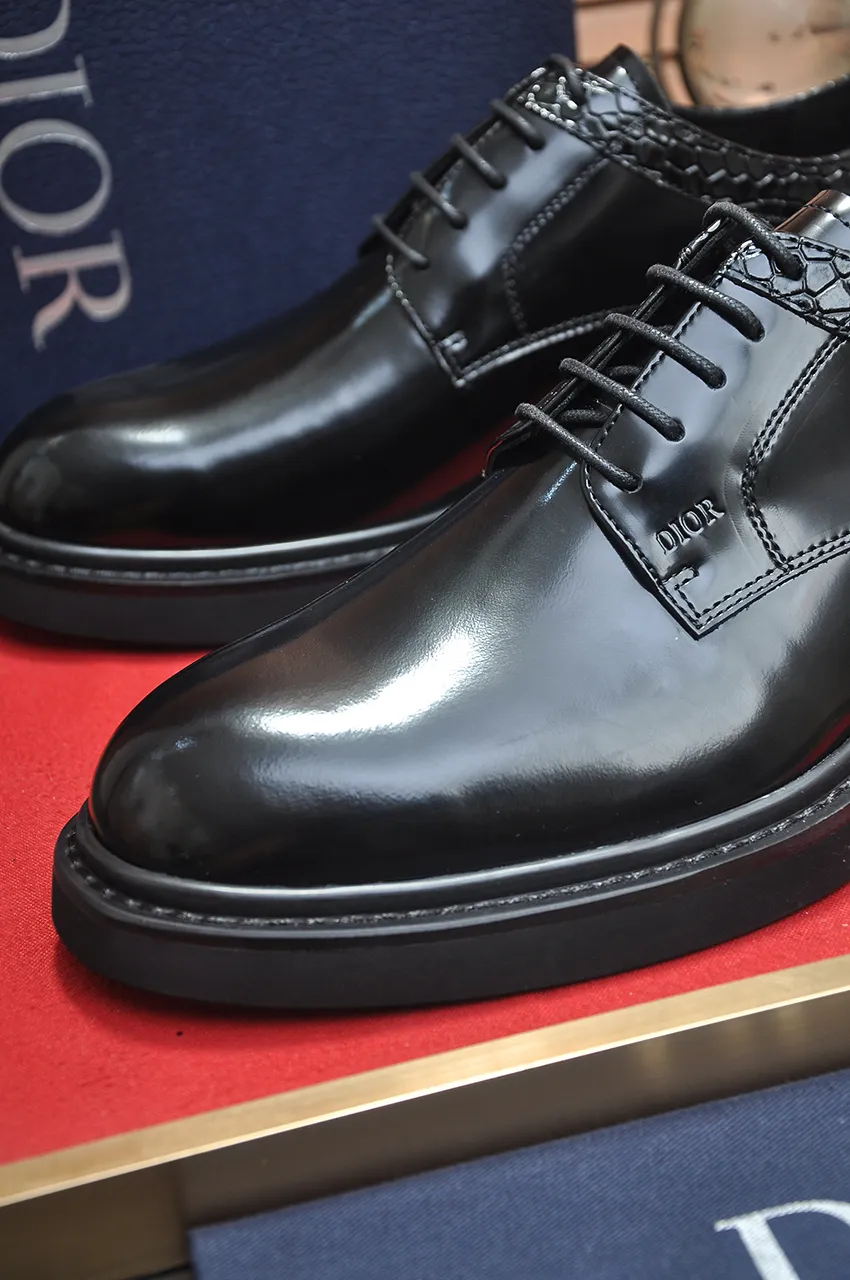 Men's shoes 💰780💶[Dior] (water-dyed cowhide lining) Dior original 1:1 high-quality factory, imported original materials, imported raw cowhide, water-dyed cowhide lining, original TPU outsole, code number: 39-44 (38 45 custom-made, non-refundable)